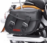 Synthetic Leather Saddlebags for Softail Models